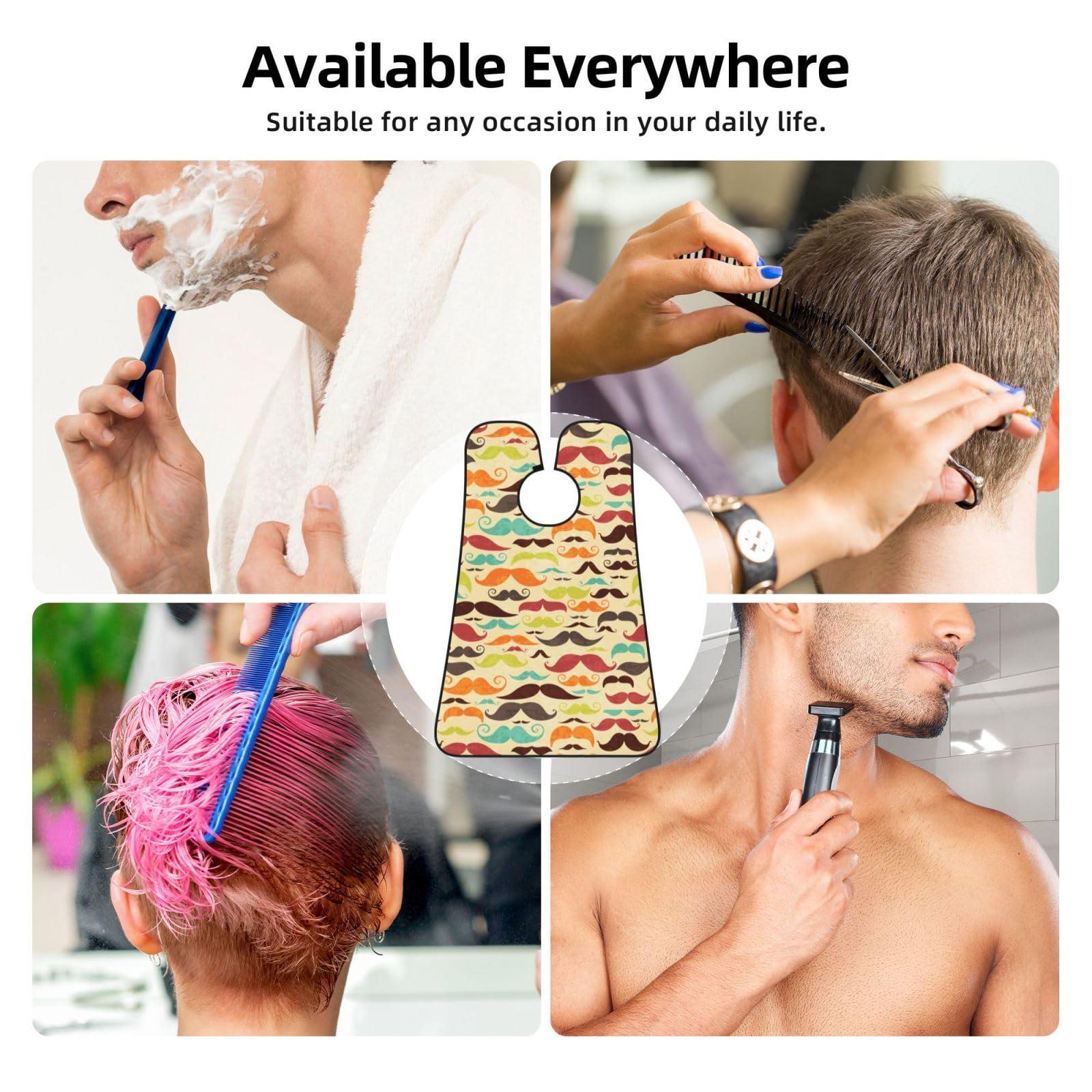 Athjunss Beard Beard Bib Apron, Beard Hair Catcher For Men Shaving, Waterproof With Suction Cups