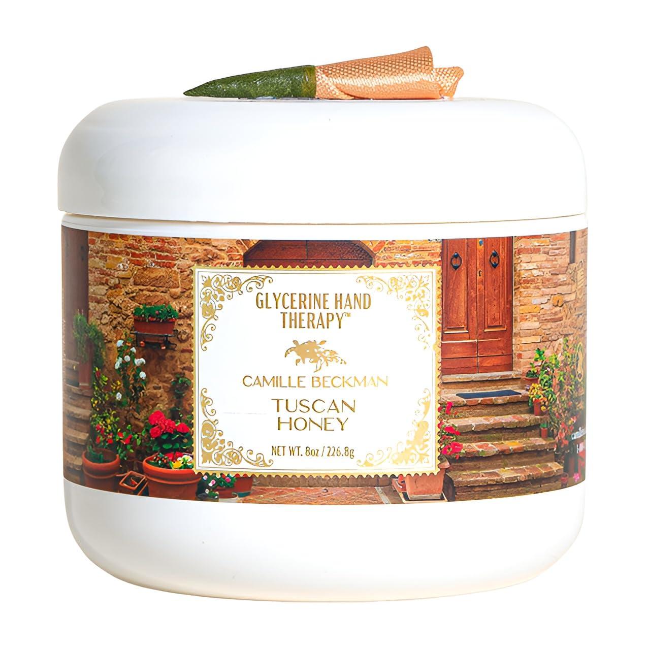 Camille Beckman Camille Beckman Glycerine Hand Therapy Cream, Tuscan Honey, 8 Ounce