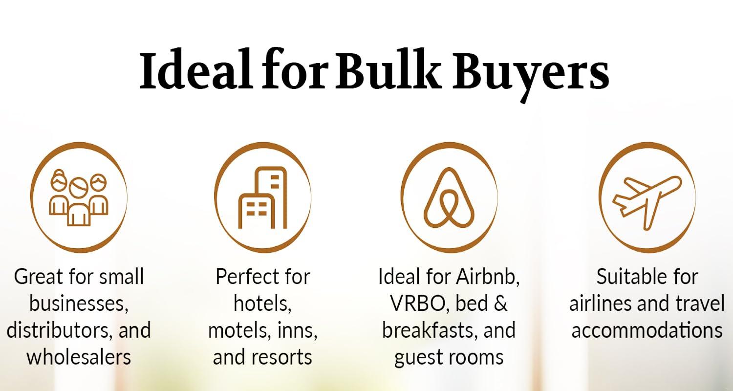 NISGUR NISGUR Travel Size Shampoo Bulk 100 PCS Per Case 1 Oz Each Individually Wrapped Hotel Shampoo Bulk Hotel Toiletries And Amenities