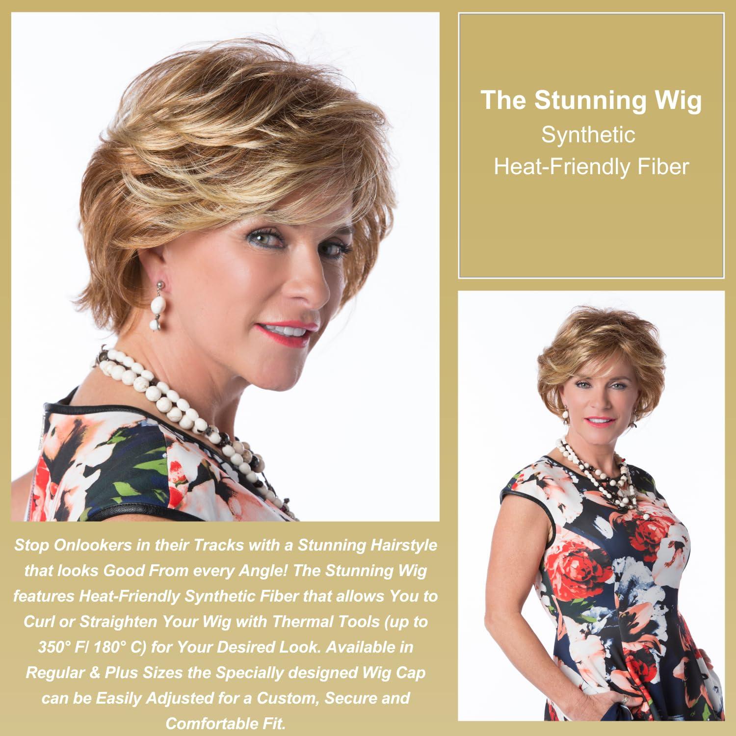 Toni Brattin Toni Brattin Stunning Wig - Salon-Inspired Styling with Sweeping Sides & Sculpted Layering - Heat-Friendly Fiber Looks & Feels Like Natural Hair - Adjustable & Comfortable (Platinum, Regular)