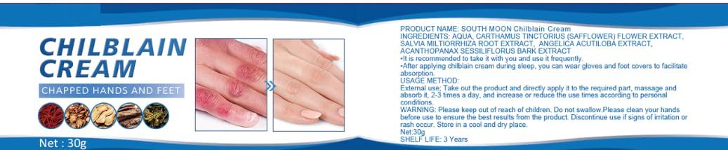 DRXVE DRXVE Chilblain Cream, Anti-cracking Frostbite Moisturiser Deep Nourishing, Anti Crack & Hand Foot Cream, Foot Repair Cream, for Dry Cracked Heels Callus Remover (2 Pc)