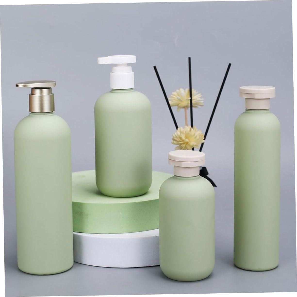 Baluue Baluue 5pcs Dish Soap Dispenser Reusable Shampoo Bottle Refillable Shampoo Bottle Toiletry Bottles Travel Pump Bottle Liquid Pump Bottle Shower Bottles Refillable Plastic Green