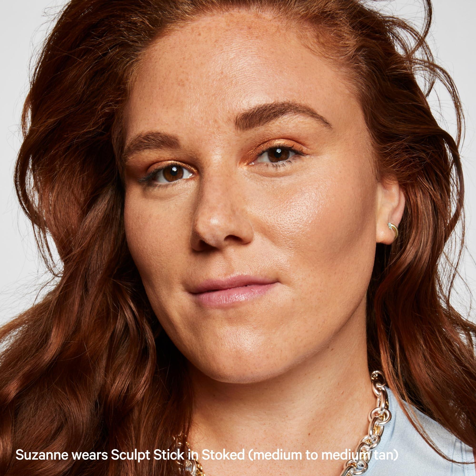 Milk Makeup Milk Makeup Sculpt Stick, Stoked (Medium to Medium Tan) - 0.19 oz - Cool-Toned Cream Contour Stick - Buildable, Blendable Color - 1,000+ Swipes Per Stick - Non-Comedogenic - Vegan, Cruelty Free