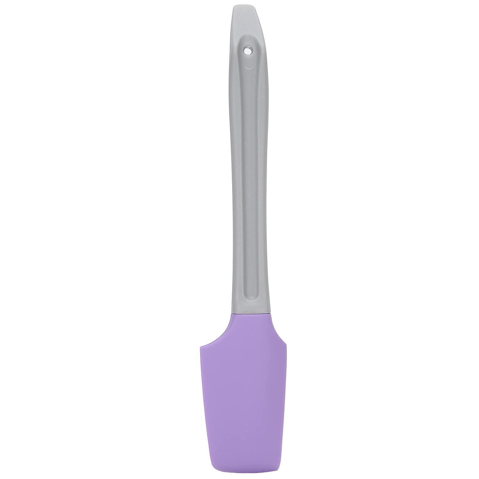 TIKATARER Silicone Wax Spatulas Waxing Applicator, High Temperature Resistant Wax Spatula For Wax Heater Waxing Sticks with Non Slip Handle for Skin Waxing Treatment (Purple)