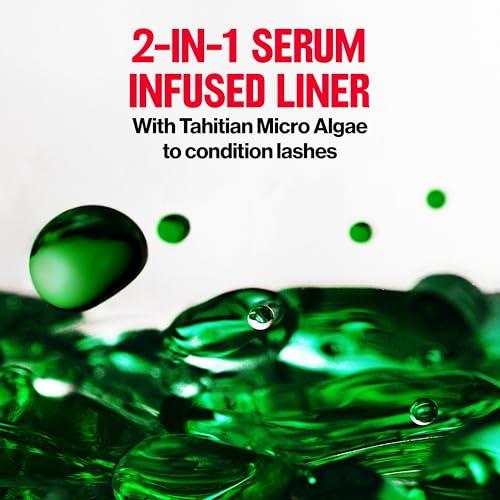 REVLON REVLON ColorStay Lash Serum + Liner, Waterproof Eyeliner, Valentine\'s Day Makeup Gifts for Women, Healthier Looking Eyelashes, Smudge-Proof Flexible Brush Tip, 001 Blackest Black