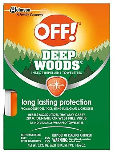 OFF! OFF! Deep Woods Towelettes, 12 CT (Pack - 1)