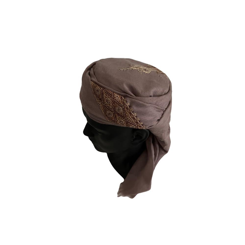 ZUHD Zhud 56 cm Hamdania Turban Cap Style Arab Shemagh Headscarves Harmonious Headdress of Humility