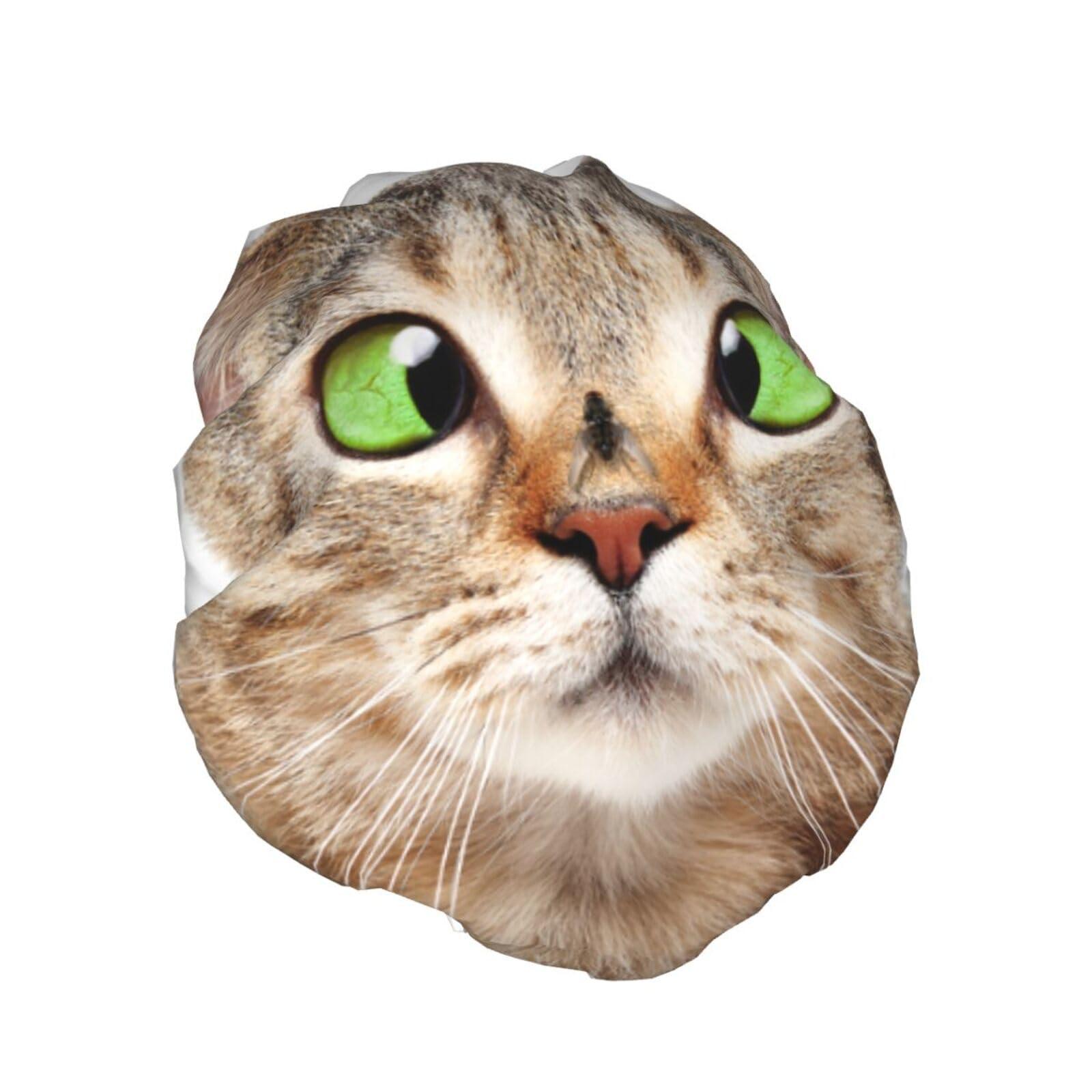 KArFri funny cat Large Shower Cap For Women Men Reusable Shower Caps Waterproof Shower Cap For Braids & Long Hair shower bonnet with PEVA lined&Elastic Band Fashion showercap