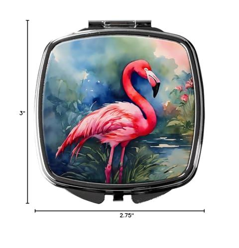 Caroline's Treasures Caroline's Treasures Flamingo Compact Mirror (Pack of 2)