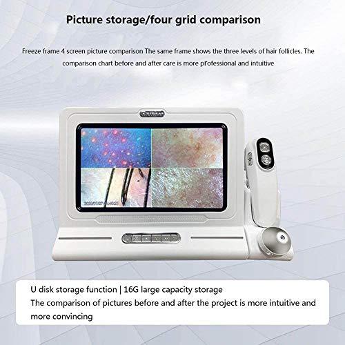 BIUYYY 11-inch Hair Tester, Skin Hair Scalp Detector Digital Microscope Skin Analyser for Skin Hair Care
