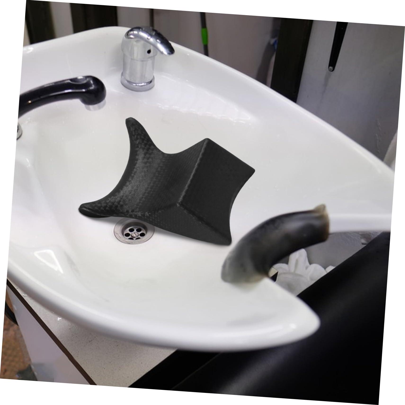 CHILDWEET CHILDWEET Shampoo Bed Pillow Theow Pillows Flume Sink Shampoo Anticaida Pillow for Neck Hair Salon Supplies Shampoo Neck Cushion Shampoo Bowl Pillow Shampoo Bowl Accessory Black Rubber