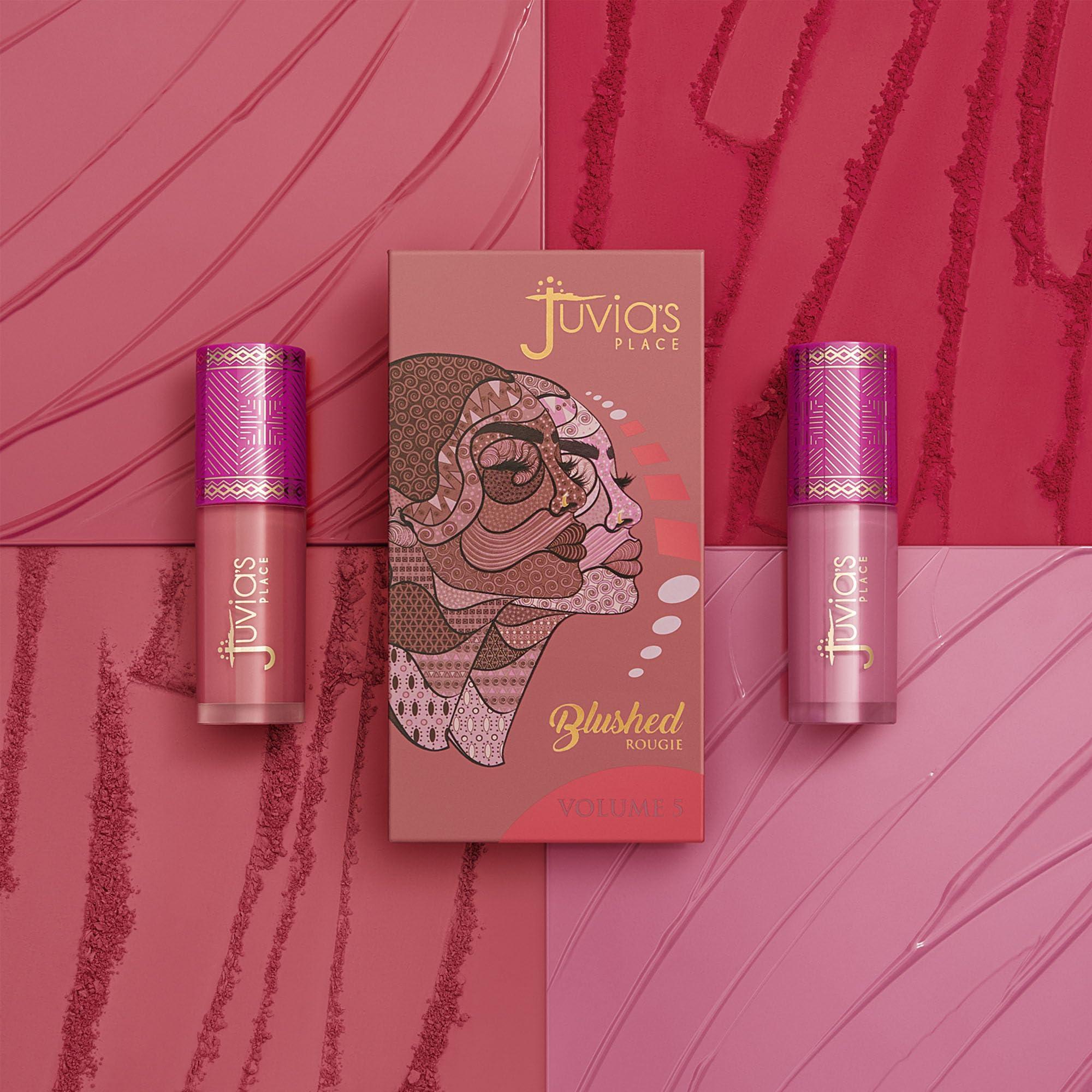 Juvia's Place Juvia's Place Blushed Liquid Blush SoftTulip - Dewy Tint Cheeks Makeup Glow Pigment Effortless Beauty Long Lasting Cosmetics Soft Creamy Natural Buildable All Skin Color Light Flawless Finish Blend