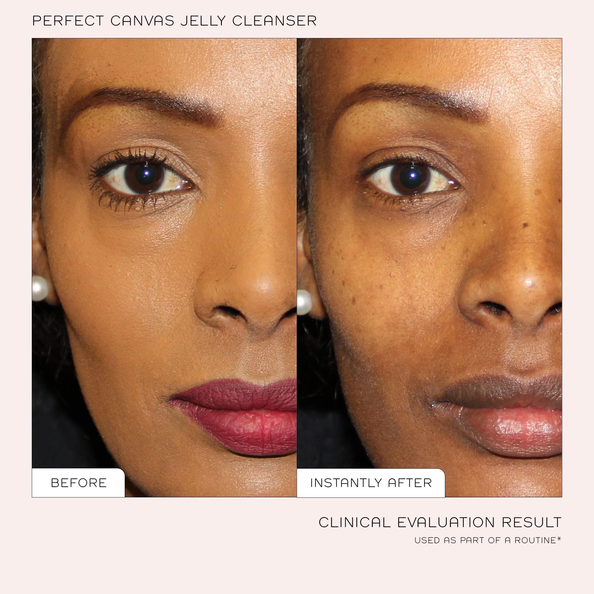 REN Clean Skincare REN Clean Skincare - Perfect Canvas Clean Jelly Oil Cleanser - Non-Stripping Face Cleanser to Remove Makeup, Pollution & SPF, 3.3 fl oz