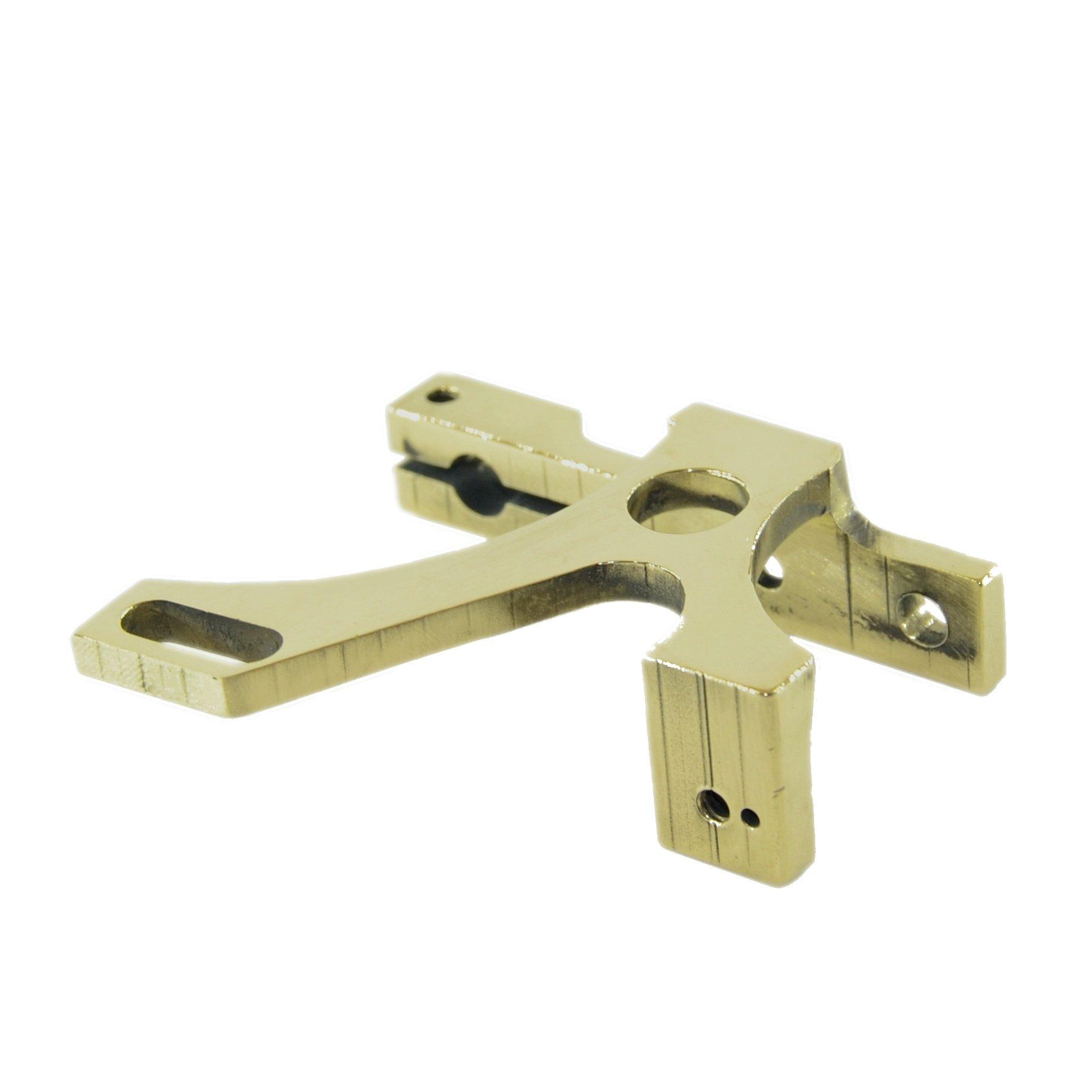 Coilman 1PC Solid Brass Tattoo Machine Frame Parts US 8-32 Thread FIT for 1.25 INCH Coil FB-10