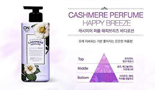 LG HOUSEHOLD & HEALTH CARE CO.,LTD [LG] ON THE BODY Cashmere Perfume Body Lotion (Happy Breeze) 400ml