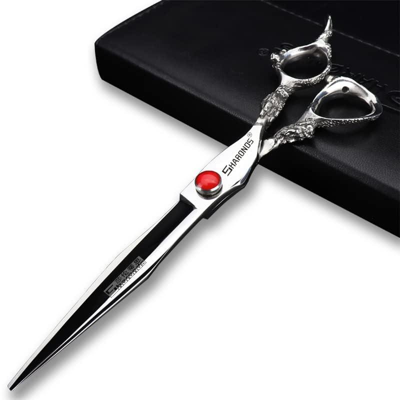 SHARONDS 7\" 7.5\" 8\" Professional Hairdressing Scissors Barber Salon Hair Cutting Dragon Shears (Large)
