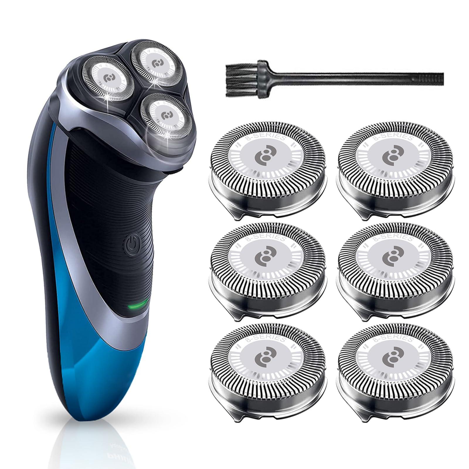 tuokiy HQ8 Replacement Heads Compatible with Philips Norelco Aquatec Shavers, Blades for PT720 AT880 AT810 Razor, 6-pc Pack