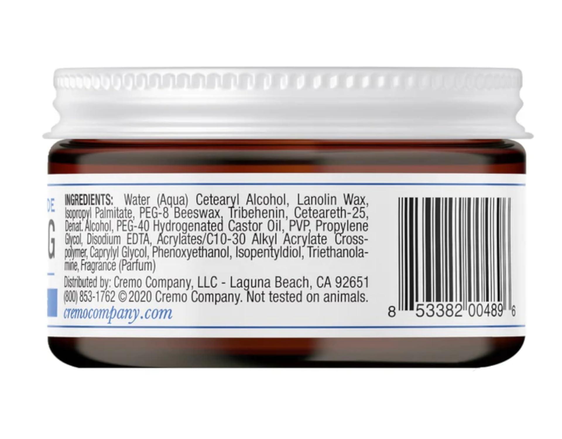 Cremo Cremo Hair Styling High Hold, Low Shine