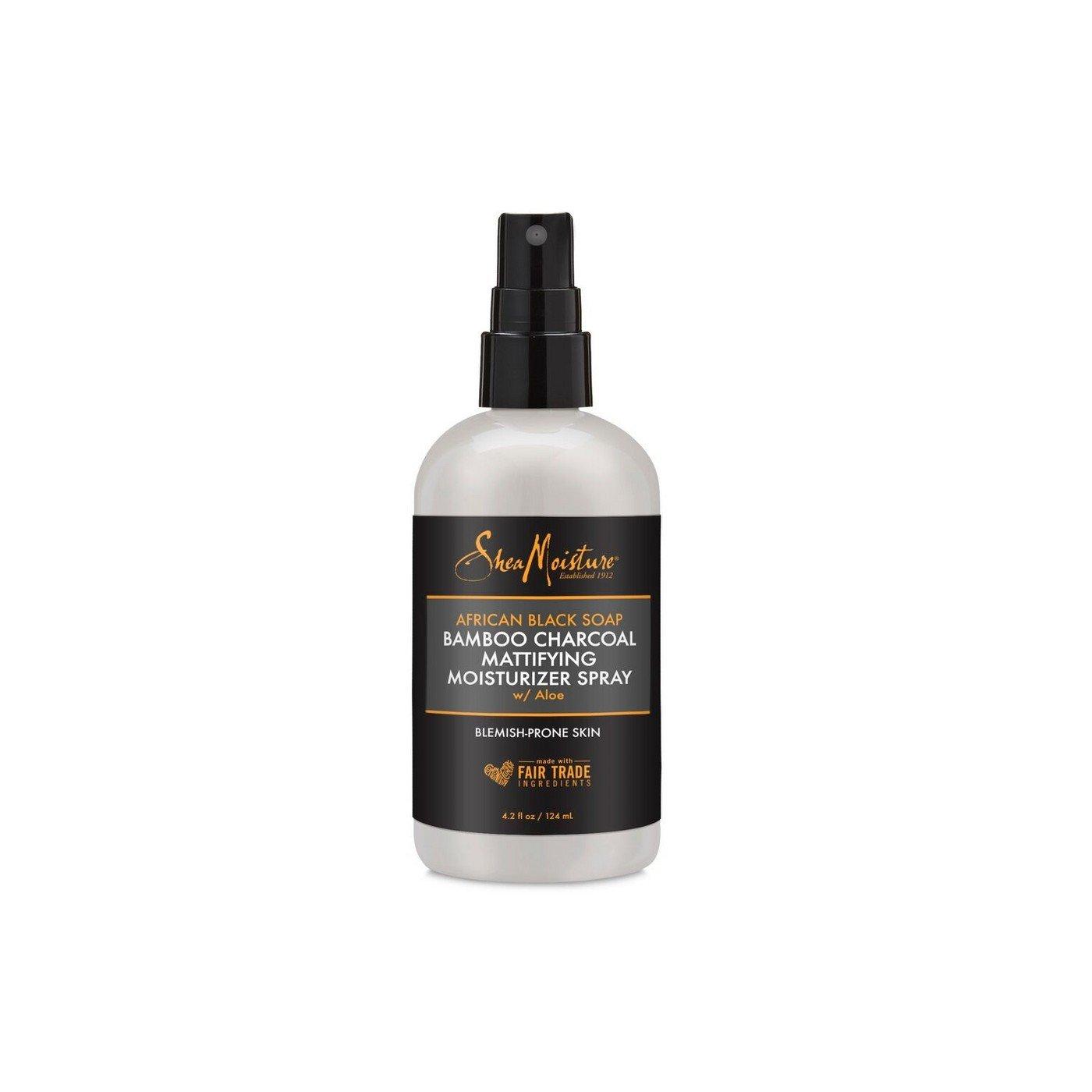 SheaMoisture African Black Soap Bamboo Charcoal Mattifying Moisturizer Spray