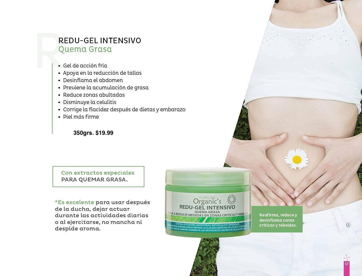 Florigan Gel Redu-Gel Intensivo Quema Grasa 350grs. Florigan (2)