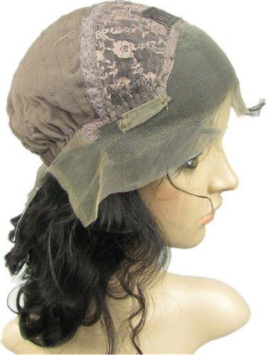 Tanya 14" Loose Body Wave 100% Indian Remy Human Hair Lace Front Wig 1# Jet Black