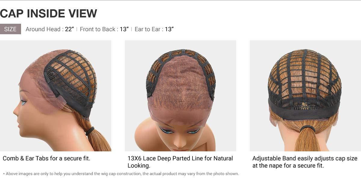 Outre Outre HD Lace Front Wig Perfect Hairline Fully Hand-Tied 13X6 Lace Wig Charisma (DR4/SDBL)