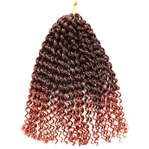 Lifabeauty 10 Inch Marlybob Crochet Hair 8 Small Packs/lot Crochet Braids Jerry Curly Hair Extensions Ombre Synthetic Braiding Hair (8Bundles10 Inch, 1B/350#)