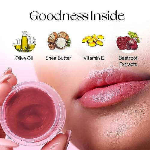 NOURISH MANTRA Nourish Mantra Beetroot Blast Lip Balm with SPF | Made with Olive oil, Shea Butter, Vitamin E and Avocado Oil | For Dry, Chapped & Dark Lips | Best for Both Women and Men | 12g (Pack of 3, Beetroot)