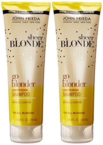 John Frieda John Frieda Sheer Blonde Go Blonder Lightening Shampoo, 8.45 Fluid Ounce (Pack of 2)
