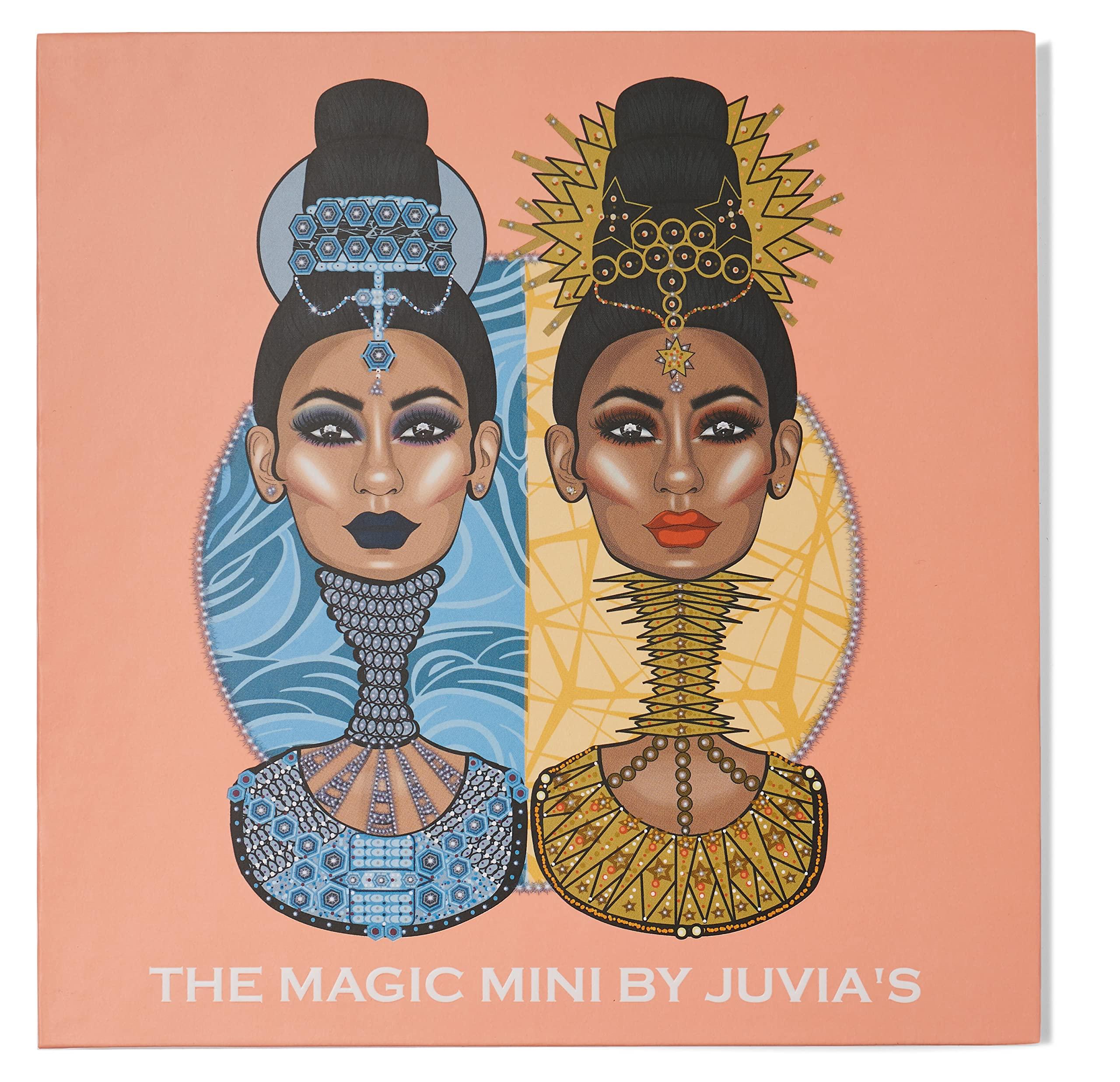 Juvia's Place Juvia\'s Place Palette The Magic Mini - Bright and Bold Red, Shades of 16, Professional Eye Makeup, Pigmented Palette, Makeup Palette for Eye Color & Shine