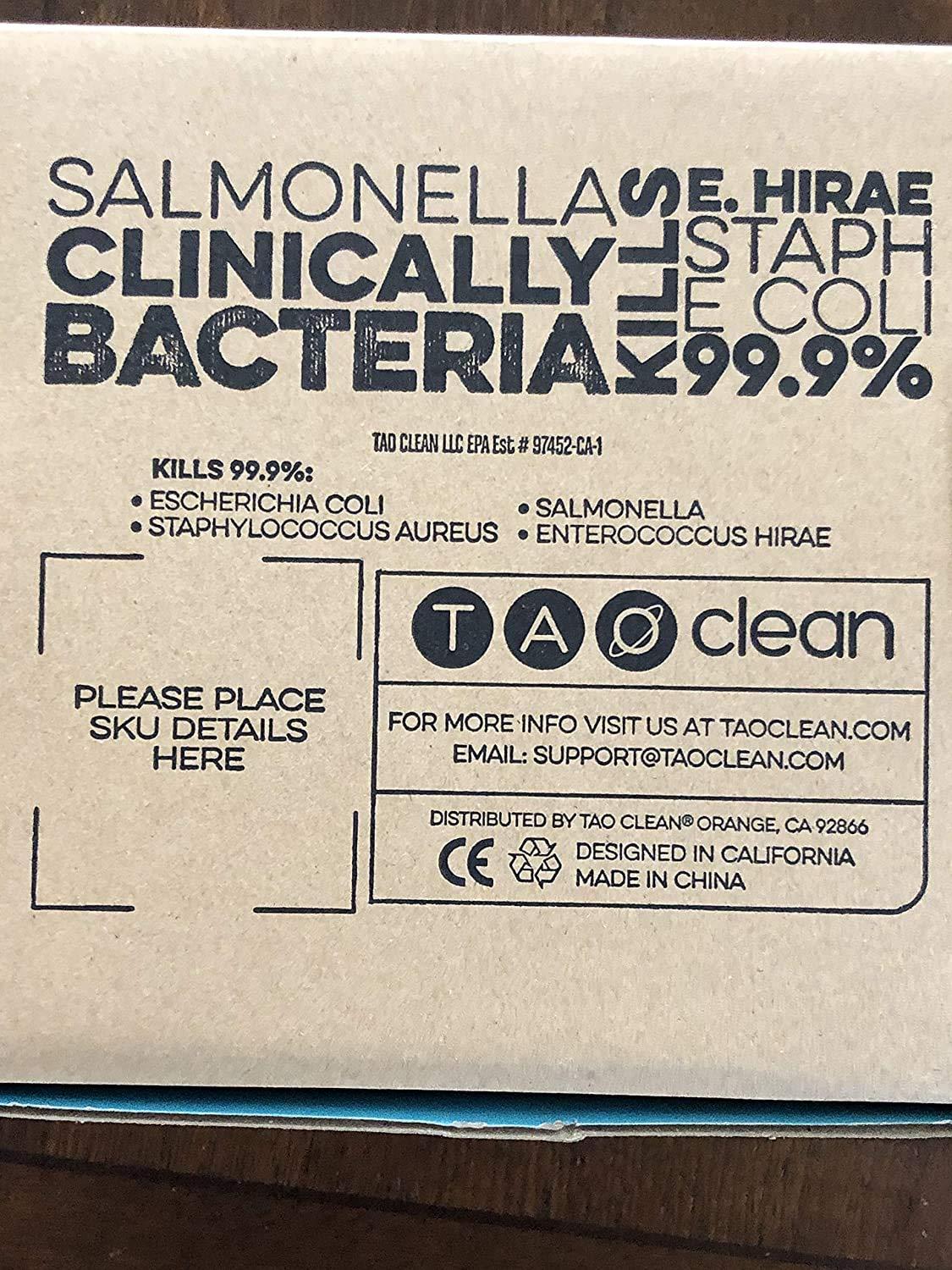 Tao Clean TAO Clean Ona Diamond Orbital Facial Brush and Cleansing Station, Electric Face Cleansing Brush with Ergonomic Handle, Dual Speed Settings, Light Blue