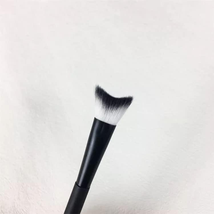 Generic Fluffy Curved Spool Eyelash Extension Cleanser Brush,Lash Shampoo Brush For Eyelash Extension