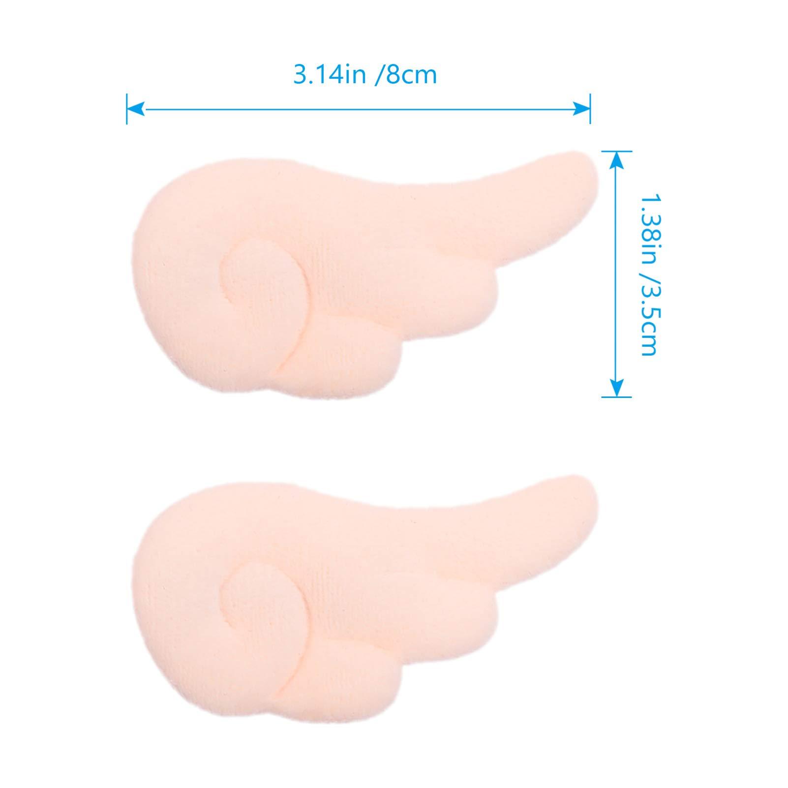 Beaupretty Beaupretty 1 Pair Angel Wings Hair Clips, Plush Angel Wings Hair Pins Non Slip Hair Clamps Cute Hair Accessories for Girls Women (Pink)