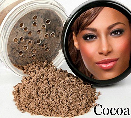 Sweet Face Minerals ULTIMATE KIT (COCOA) Full Size Mineral Makeup Set Matte Foundation Kit Bare Face Sheer Powder Cover