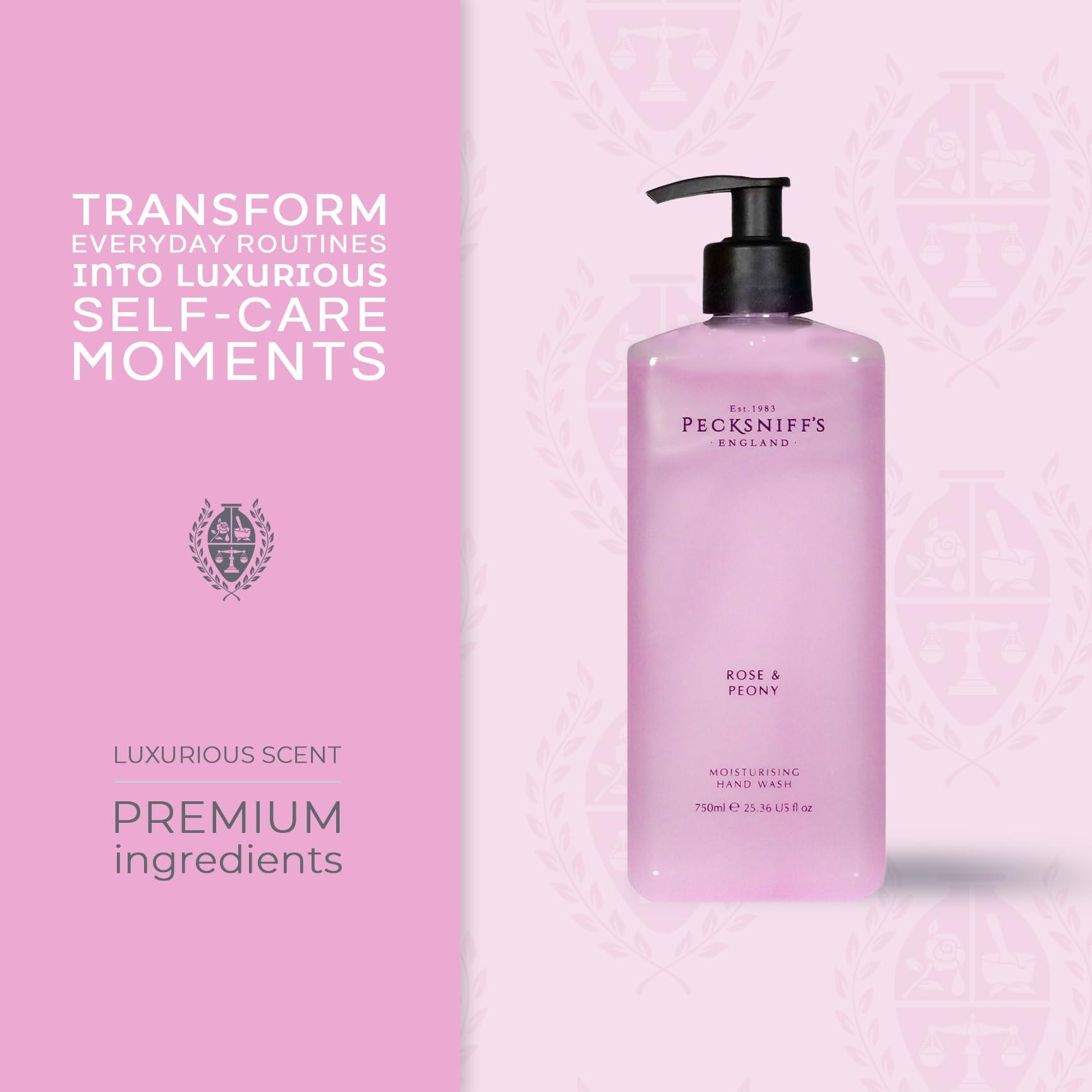 Pecksniff\'s Pecksniff\'s Classic 750ml Hand Wash Rose & Peony