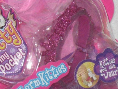 Kitty In My Pocket Kitty in My Pocket 3 Charm Kitties with Sparkling Dark Pink Bracelet