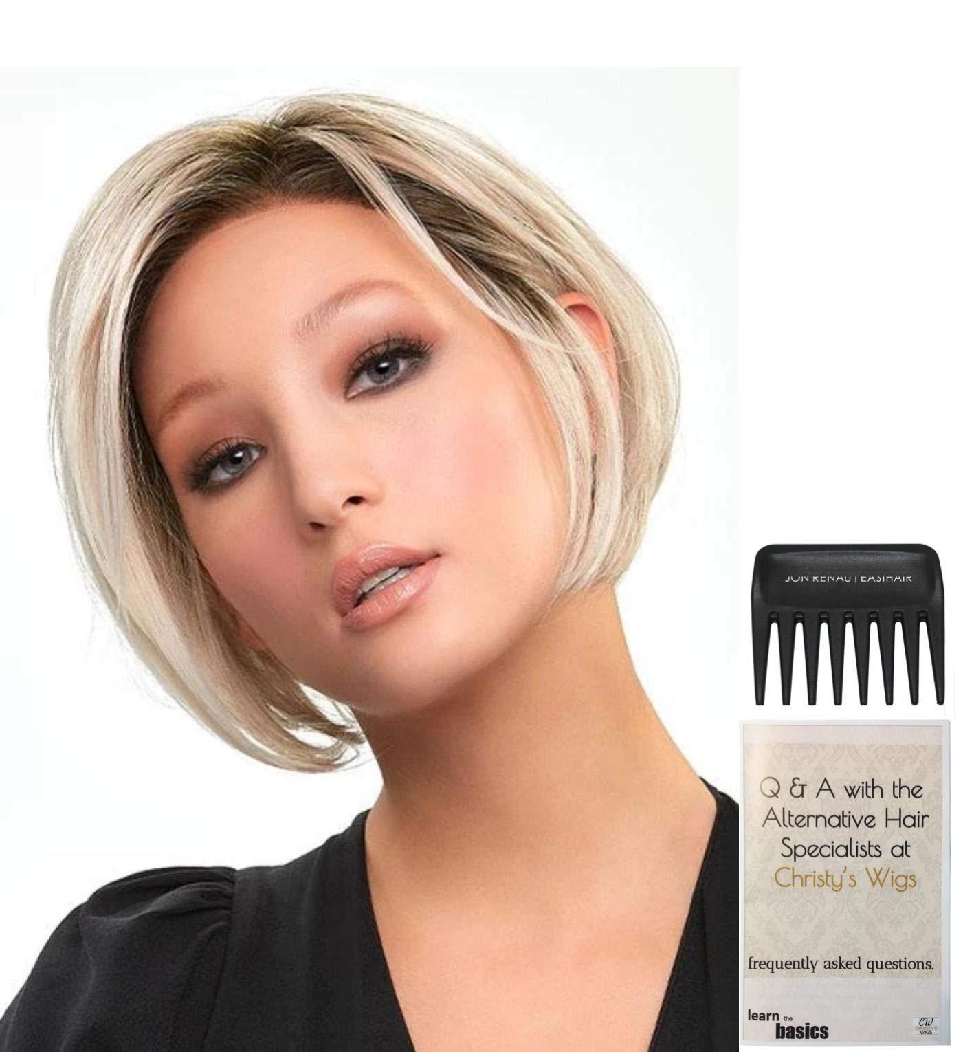 Jon Renau & Christy's Wigs Bundle - 3 item: Ignite Petite Wig by Jon Renau, Christy\'s Wigs Q & A Booklet & Wide Tooth Comb - Color: 22F16