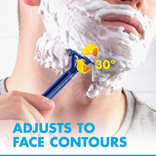 Gillette Gillette Sensor2 Pivoting Head + Lubrastrip Men's Disposable Razors, 12 Count