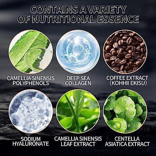 ROUSE ROUSE Collagen Under Eye Patches with Caffeine Eye Treatment Mask for Dark Circles Eye Fatigue Puffiness Refreshing Revitalizing Skin Care Eye Gel Pads-20 Pairs