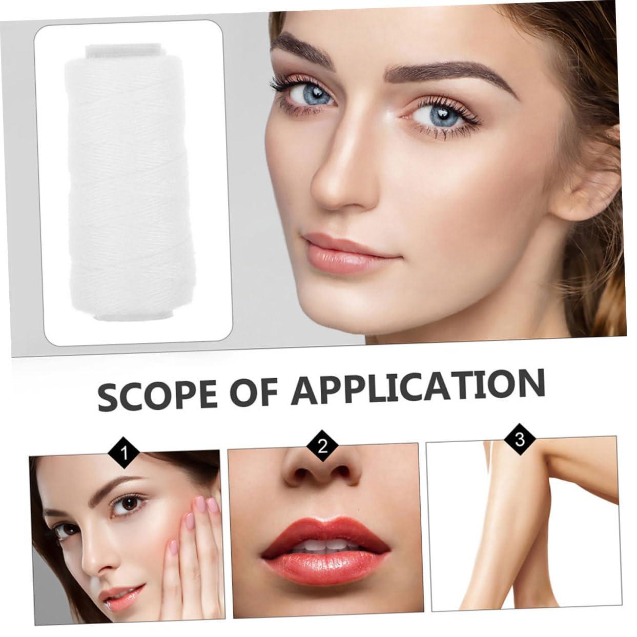 SOESFOUFU SOESFOUFU Facial Hair Remover Thread Threader Hair Removal Facial Hair Threading Tool Cotton Thread for Epilator Face Hair Removal Thread Machine Thread