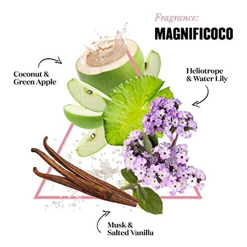 Soap & Glory Soap & Glory Magnifi-Coco Clean-A-Colada Coconut Hydrating Shower Gel - Moisturizing Body Wash for Dehydrated Skin - Formulated with Green Tea Extract & Coconut Fruit (500ml)