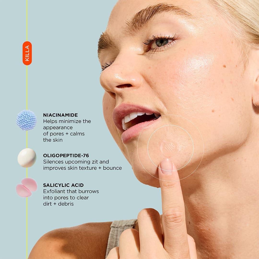 ZitSticka ZitSticka Killa Acne Patches for Face - World\'s Most Potent Pimple Patch with Fast-Acting Microdarts - Starts Working within 2 Hours for Deep, Early-Stage Zits & Blemish - 4 Count