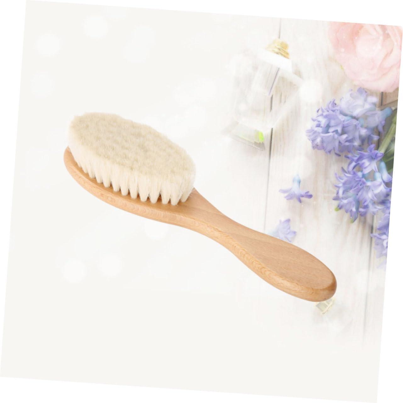 Beavorty Beavorty Beard Comb and Brush Bush Comb Mustache Brush 3pcs Men Face Clean Brush Beard Brush Shaving Brush Wool Brush Mustache Bush