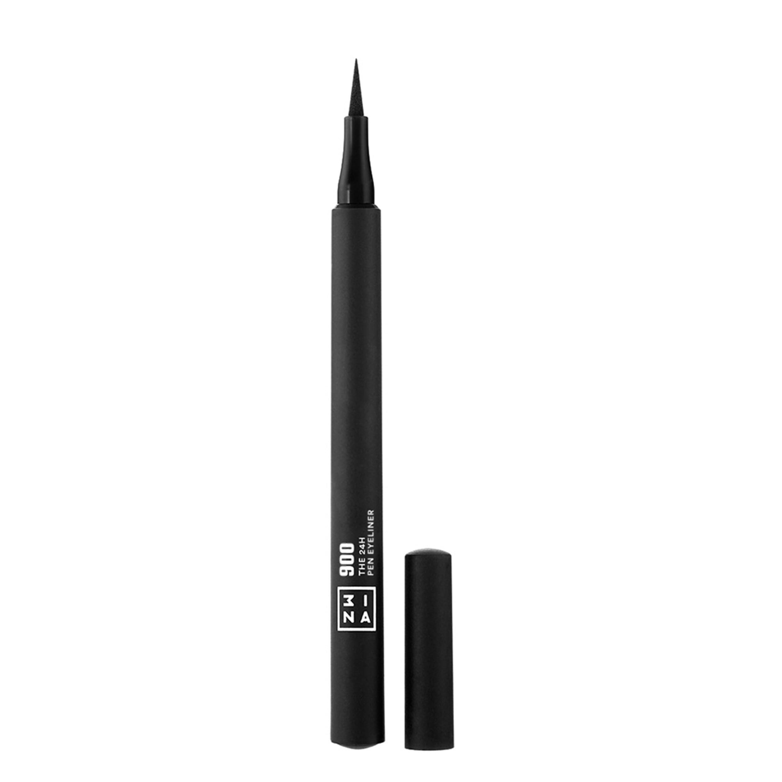 3ina 3INA The 24H Pen Eyeliner 900-24 Hour Wear - Matte Finish - Fine Tip Longwear Black Liquid Liner - Smudgeproof, Flake Proof Eye Makeup - Cruelty Free, Paraben Free and Vegan Cosmetics - 0.04 Fl. Oz