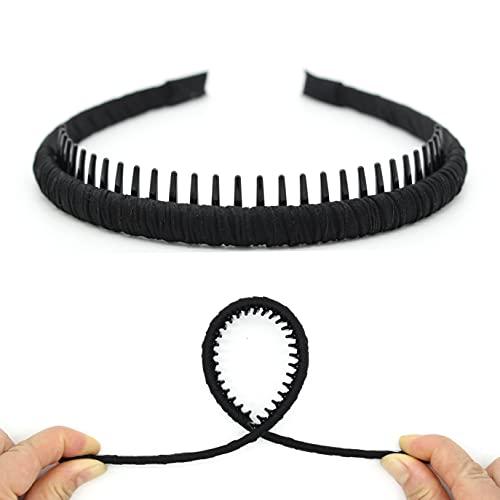 JOBAND JOBAND Women's Fashion Headbands teeth comb hair bands Comfy hair accessories Non-slip hair hoop(4 Colors)