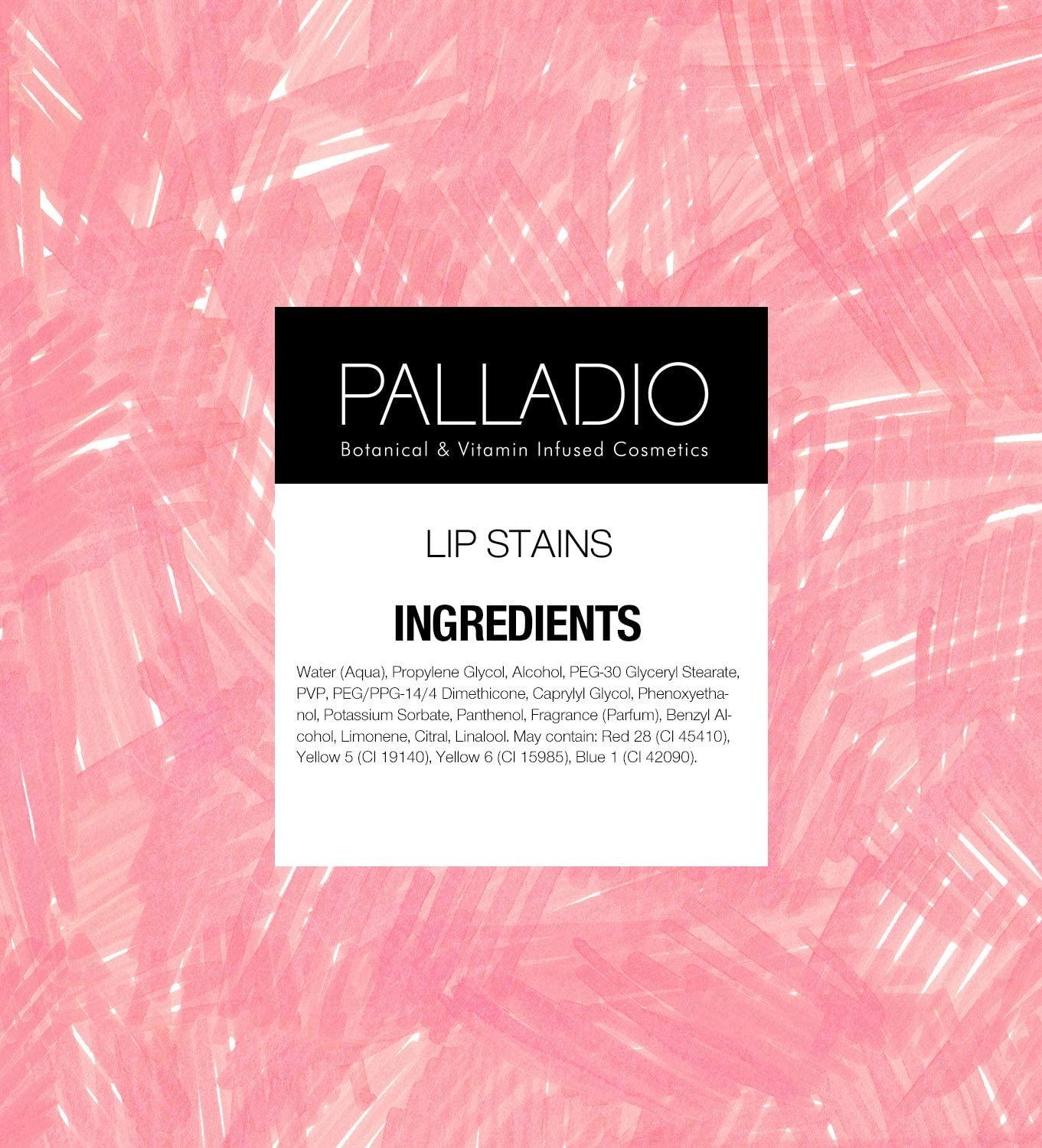 Palladio Palladio Lip Stain, Hydrating and Waterproof Formula, Matte Color Look, Longlasting All Day Wear Lip Color, Smudge Proof Natural Finish, Precise Chisel Tip Marker, Rose