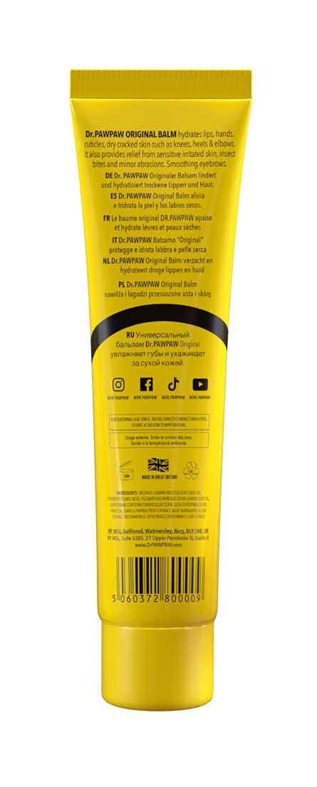 Dr. PawPaw Dr. PawPaw Multipurpose Original Balm - Hydrating Lip Balm with Pawpaw, Aloe Vera and Olive Oil - Lip Moisturizer for Lips, Skin and Hair - 0.84 oz