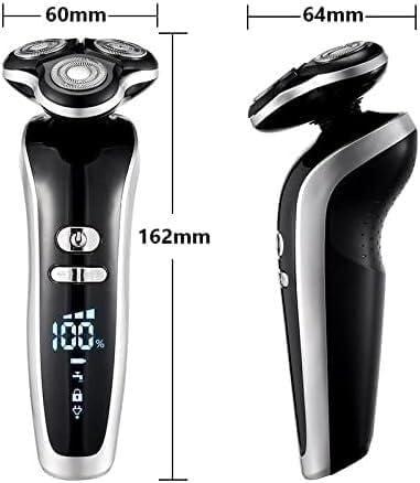 YQYBF YQYBF Electric Razor for Men\'s, Electric Shaver 4D for Men Electric Hair Clipper USB Rechargeable Professional Hair Trimmer Hair Cutter for Men Adult Razor