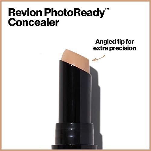REVLON Revlon Concealer Stick, PhotoReady Face Makeup for All Skin Types, Longwear Medium- Full Coverage with Creamy Finish, Lightweight Formula, 005 Medium Deep, 0.16 Oz (Pack of 2)