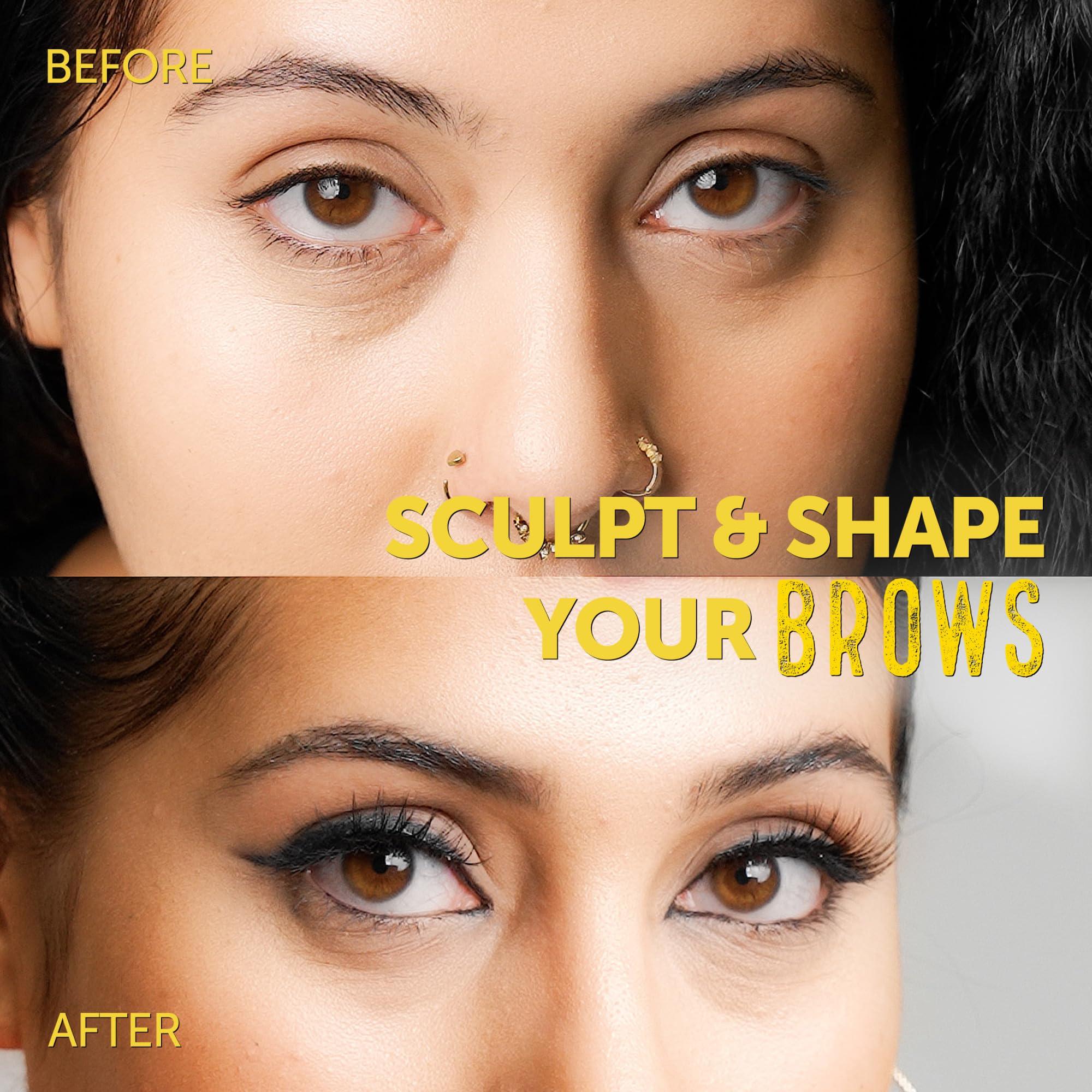 Got2B Got2B Glued Spiking Hair Gel Bundle - 2 x 6 oz + 1 x 1.25 oz Tubes Glued Brows & Edges Gel